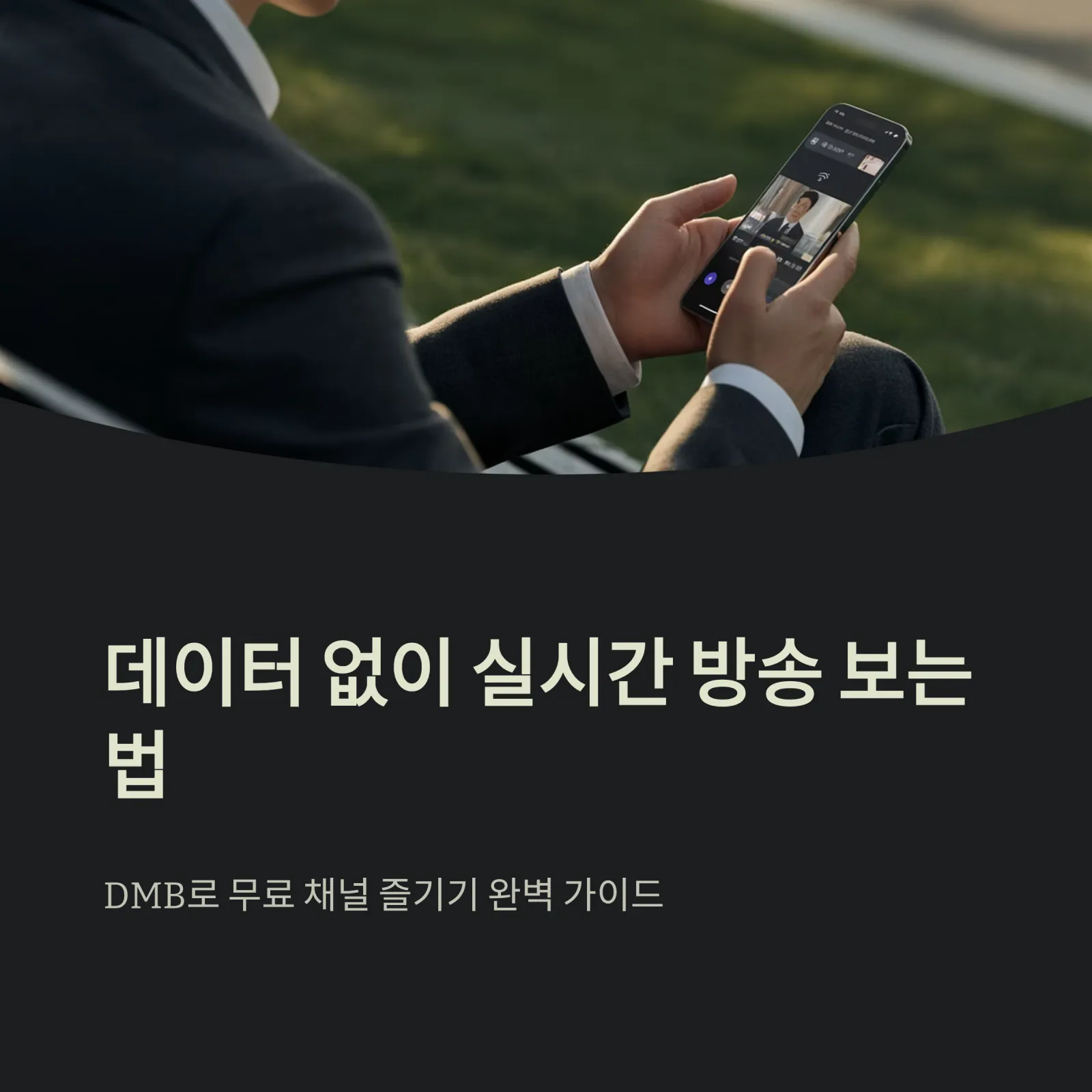 DMB 무료 채널 모음, 데이터 없이 실시간 방송 즐기기 가이드