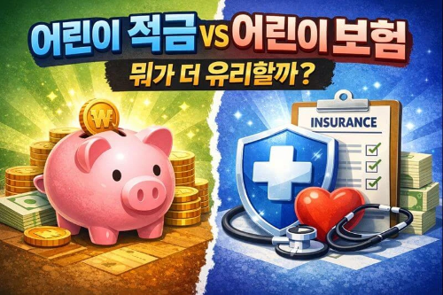 어린이 보험 vs 적금 비교 총정리