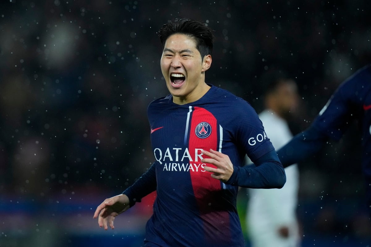 축구 국가대표 이강인(파리 생제르맹).