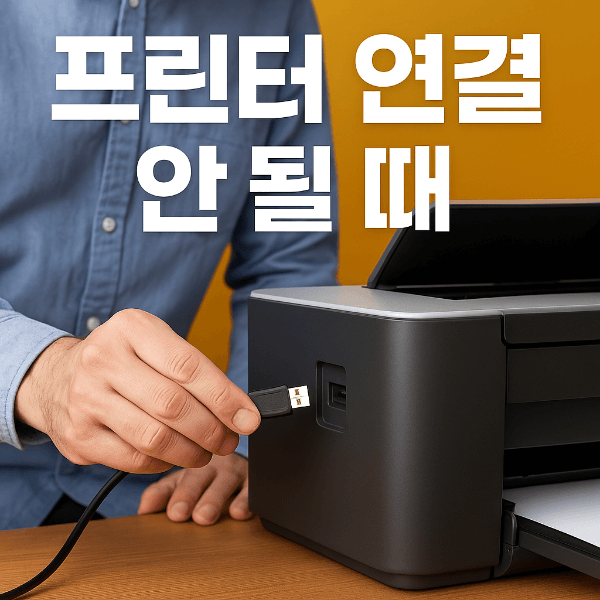 프린터 연결 안 될 때 해결법 썸네일