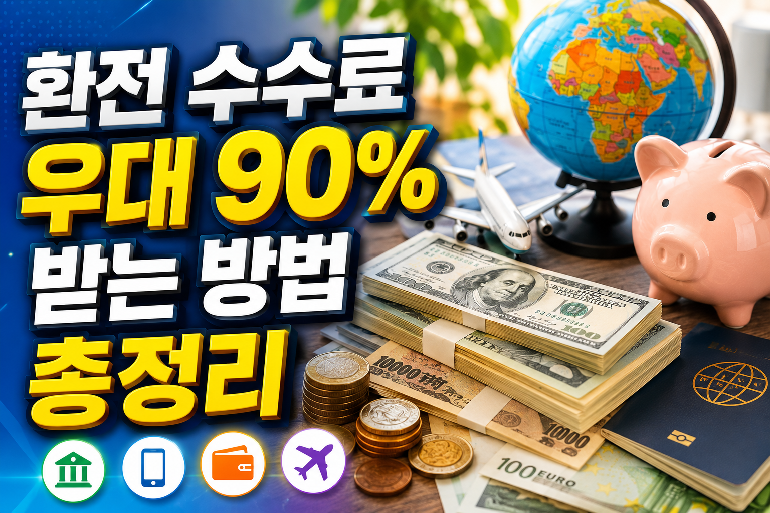환전 수수료 우대 90% 받는 방법 총정리 관련 사진
