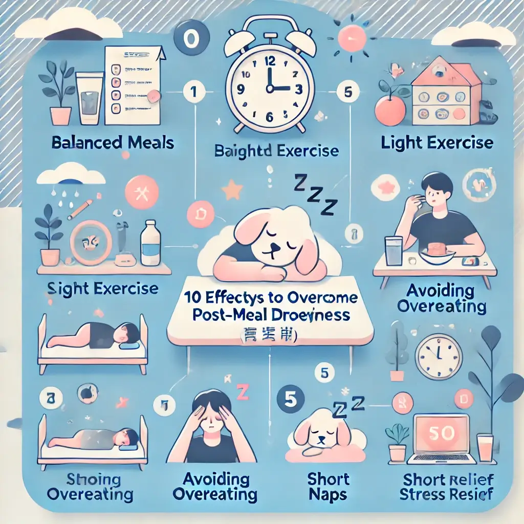 식곤증의 원인과 대처 방법