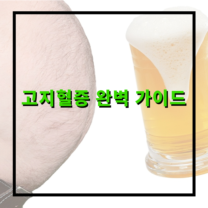 고지혈증 완벽 가이드: 원인, 증상, 예방, 관리법 총정리