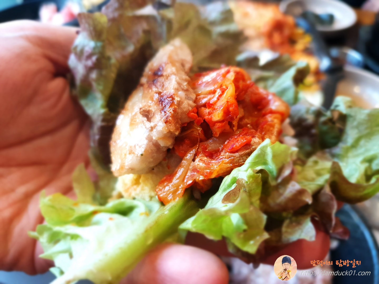 삼겹살 쌈 싸 먹기 1