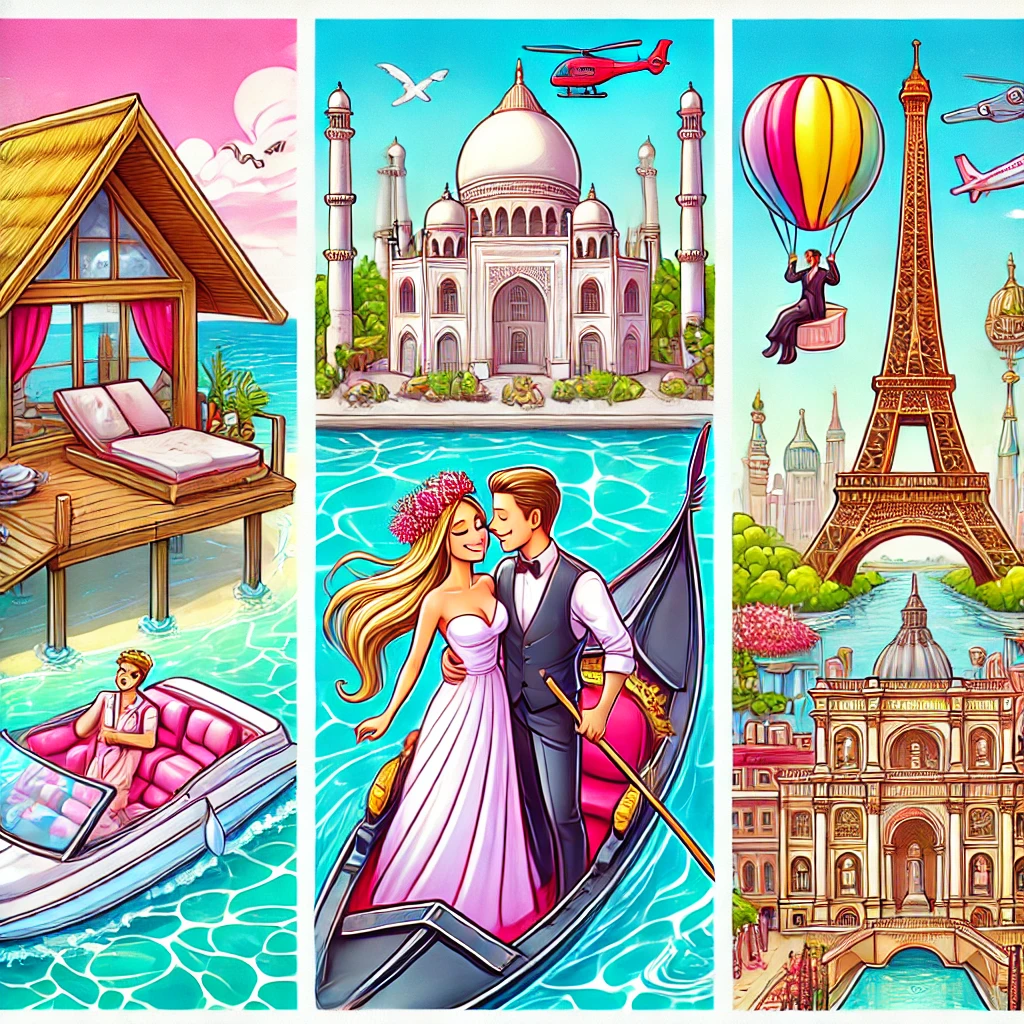 신혼여행 여행지 베스트 3