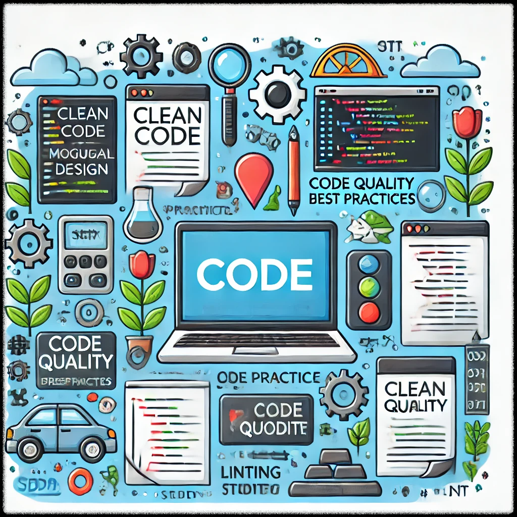 코드 품질 베스트 프랙티스를 설명하는 이미지