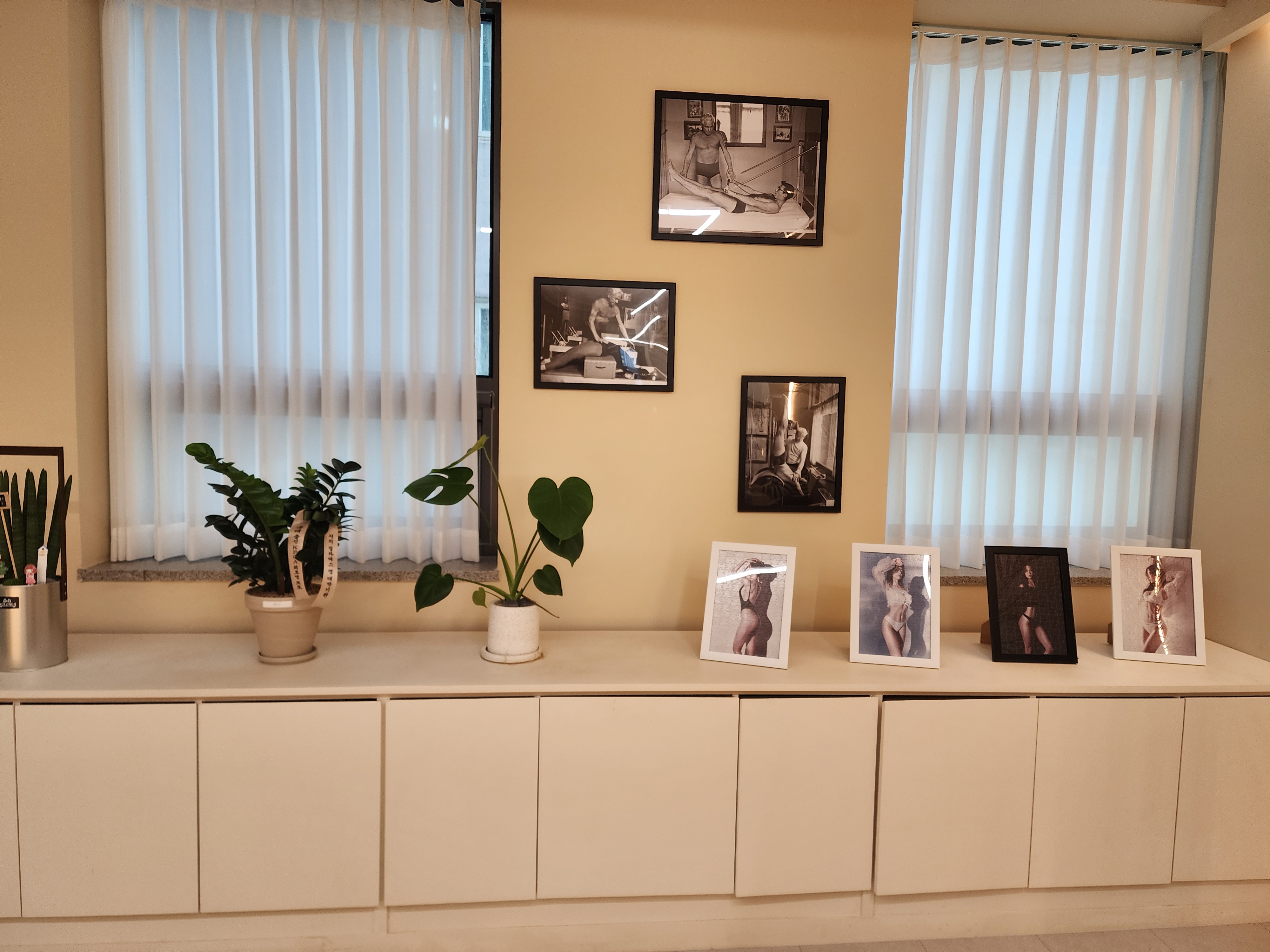 메디플로우 필라테스 바디프로필 사진들