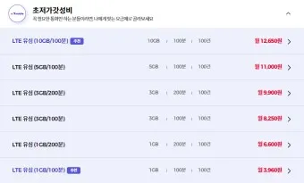 알뜰폰 요금제 비교 허브 가입방법_5