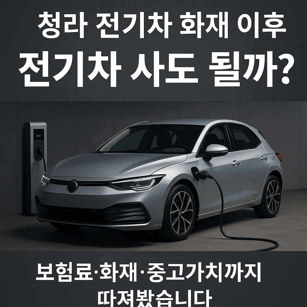 청라 전기차 화재 이후, 전기차 사도 될까 보험료·화재·중고가치까지 따져봤습니다