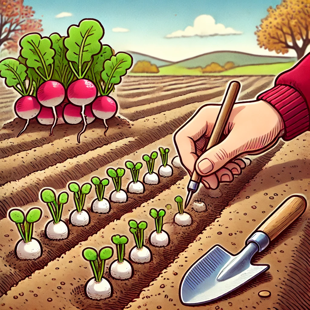 가을무 농사 계획