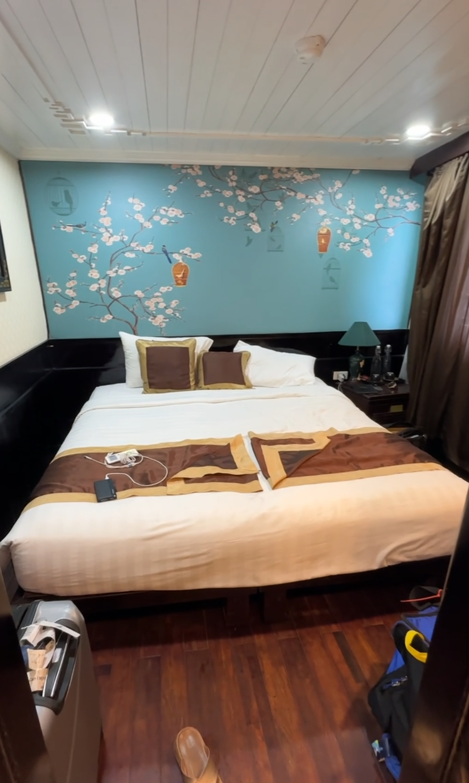 우리가 묵었던 작은 객실