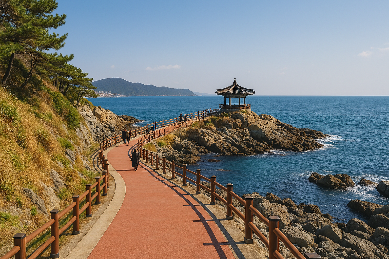 부산 오랑대공원 산책로 사진