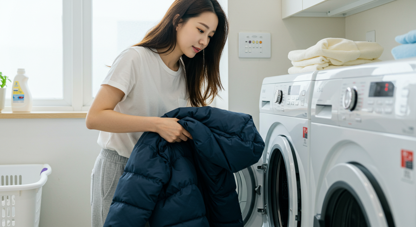 패딩 복원에 최적화된 건조기 설정법