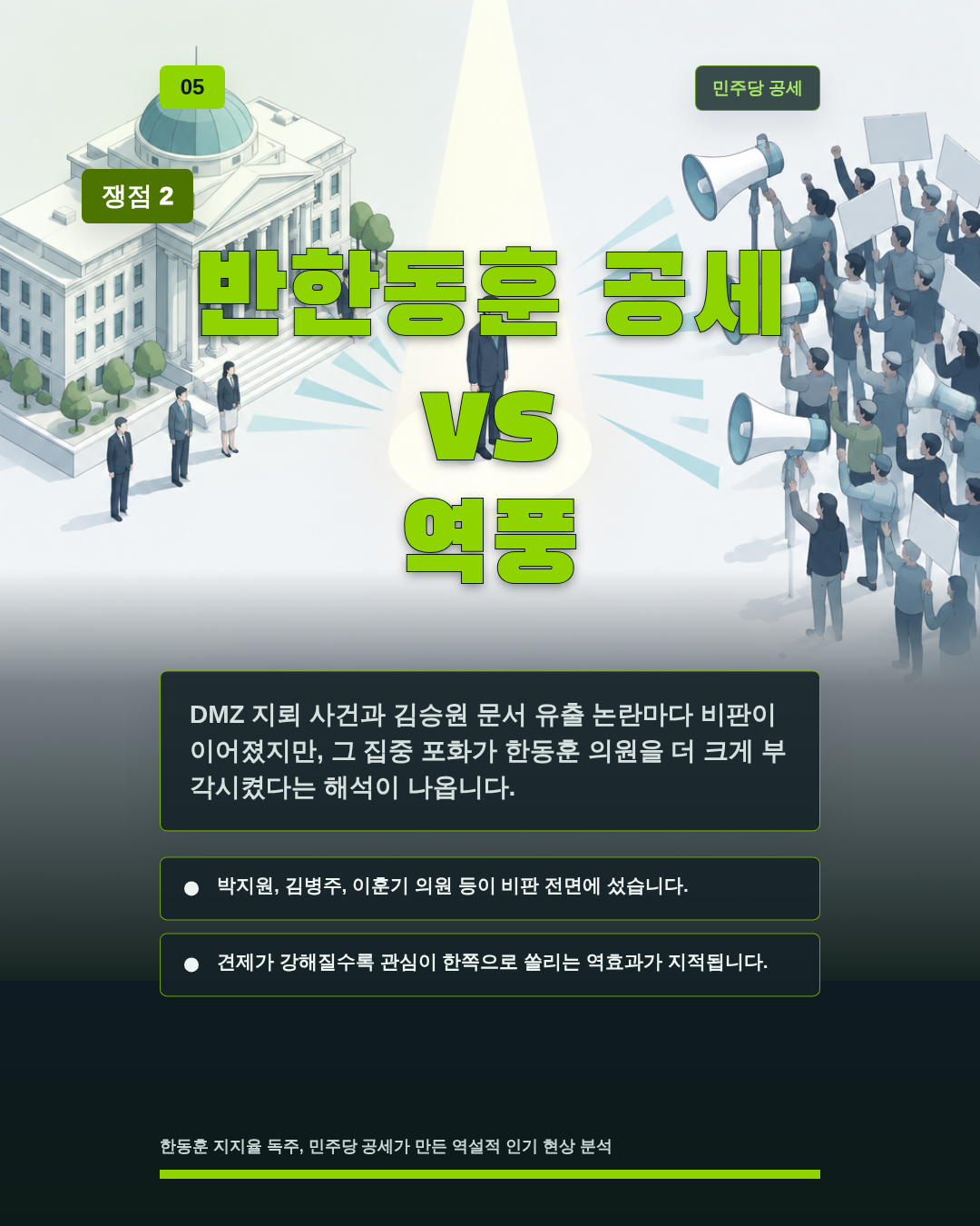 반한동훈 공세 vs 역풍