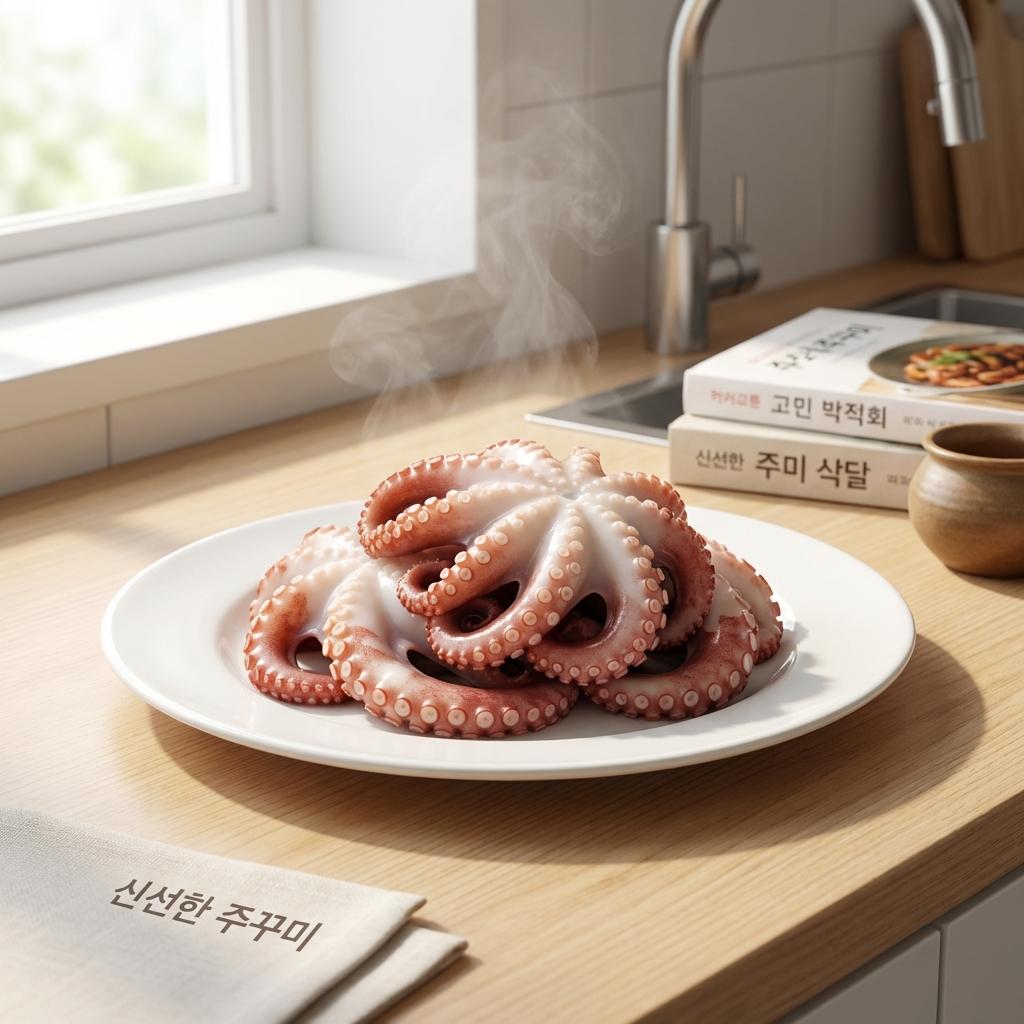 봄철 기력 회복을 위한 주꾸미 영양소 보존법