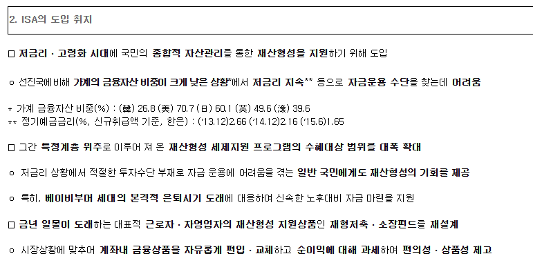 ISA계좌란? 개설과 납입한도