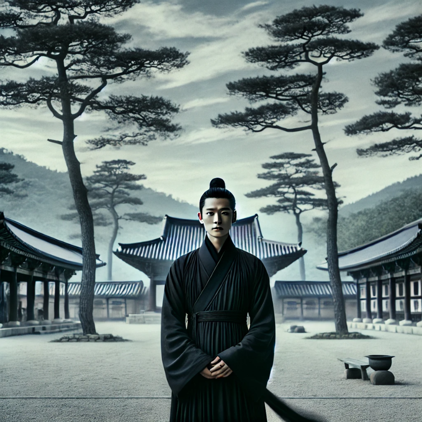 스님이 검은 옷을 입은 꿈