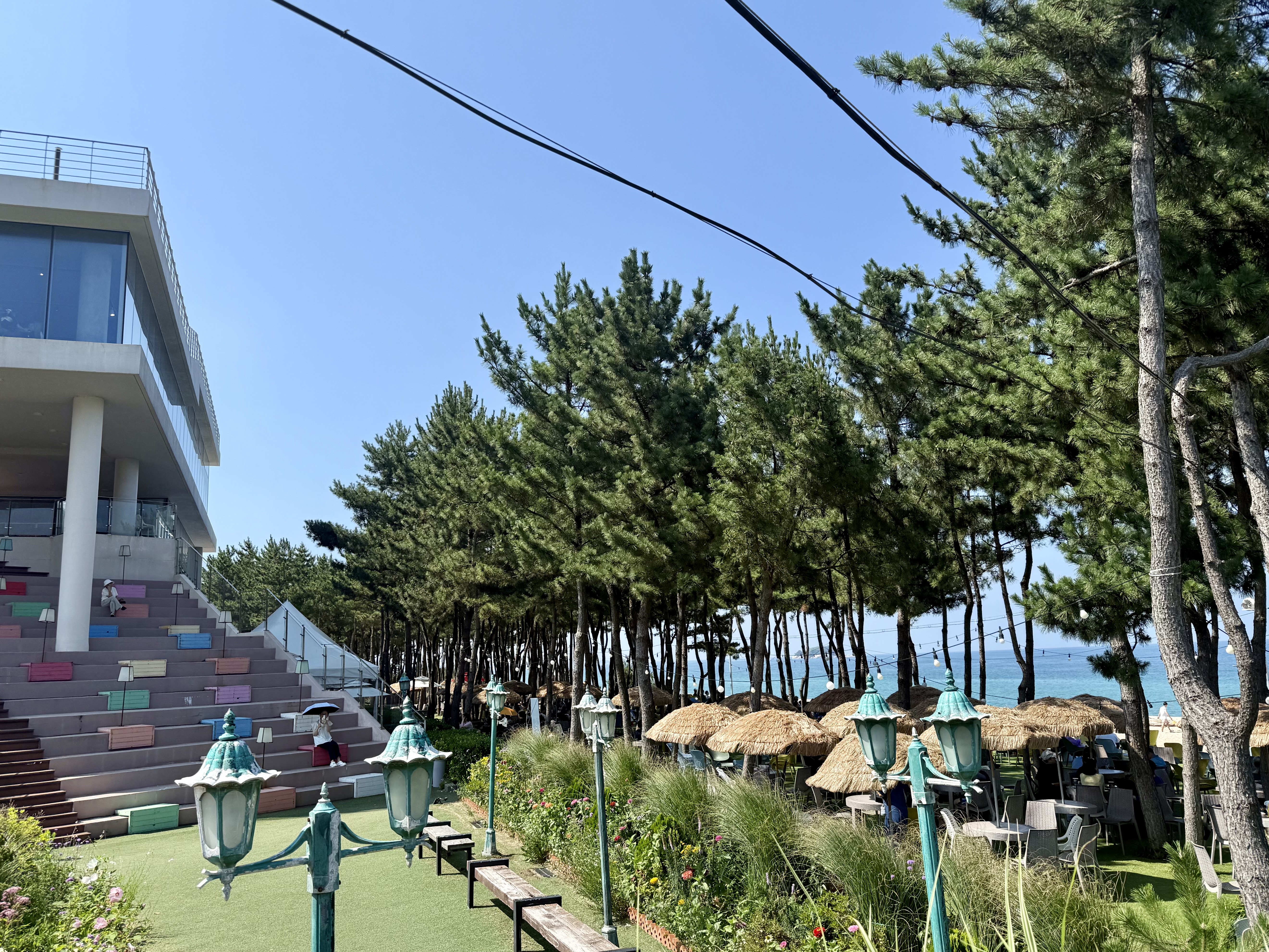 속초 바다정원카페 야외전경