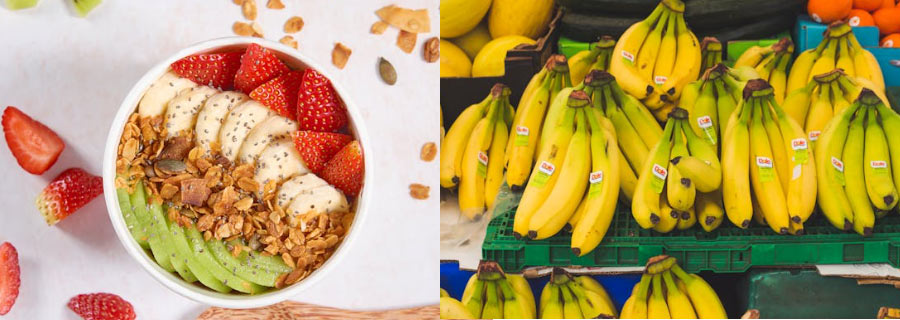 바나나 아침 공복 효능 보관법 다이어트와 칼로리