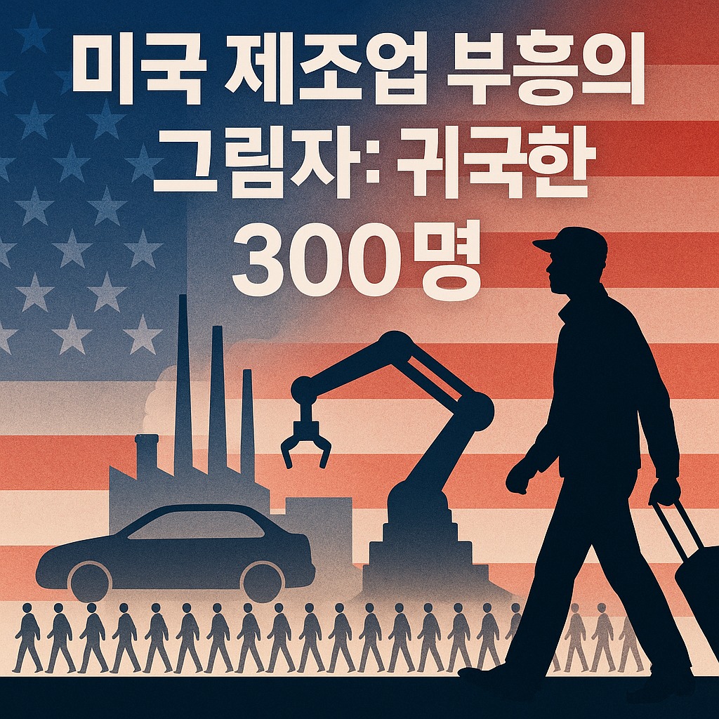 귀국한 300명 근로자, 미국 제조업 부흥이 남긴 그림자 관련된 사진