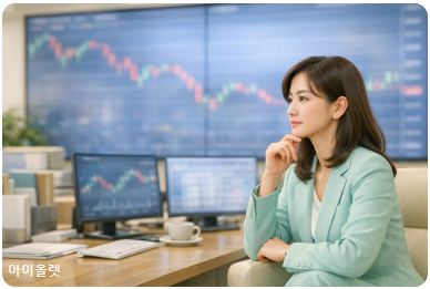 시장 큰 손들의 움직임을 관찰하는 개인 투자자의 시선