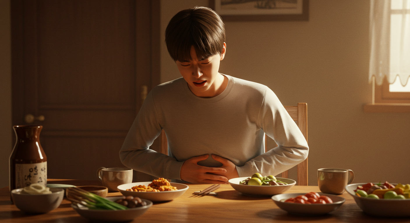 소화불량, 체기, 복통