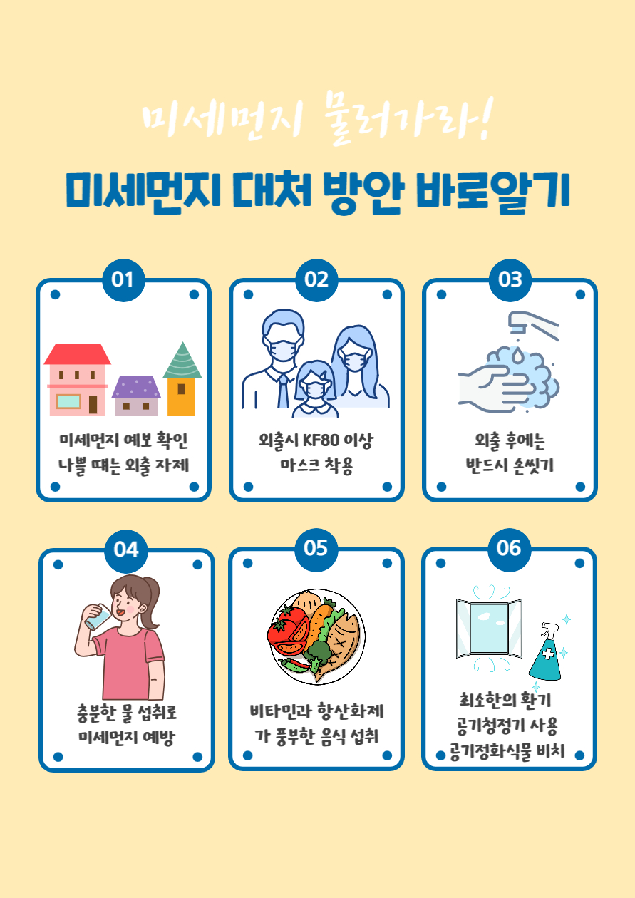 미세먼지 농도 실시간 확인과 대처 방안