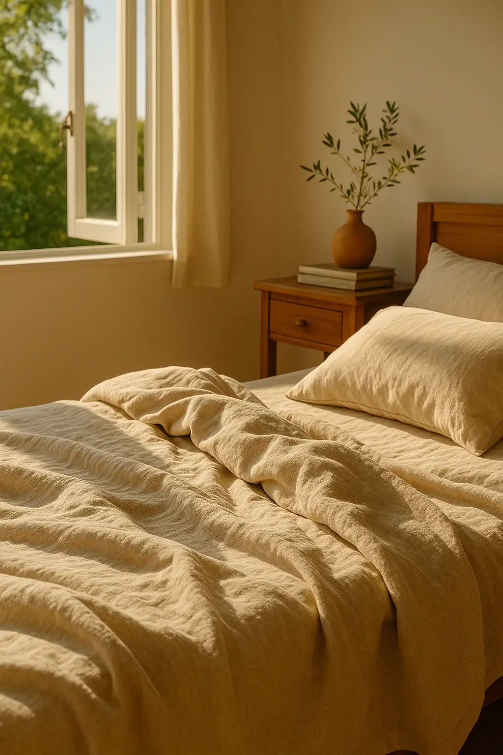 리넨(Linen) : 여름 이불계의 바람