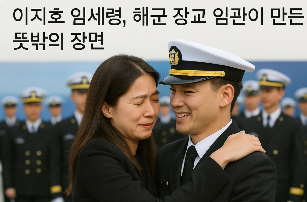이지호 임세령 해군 장교 임관, 이 장면이 화제인 이유는?