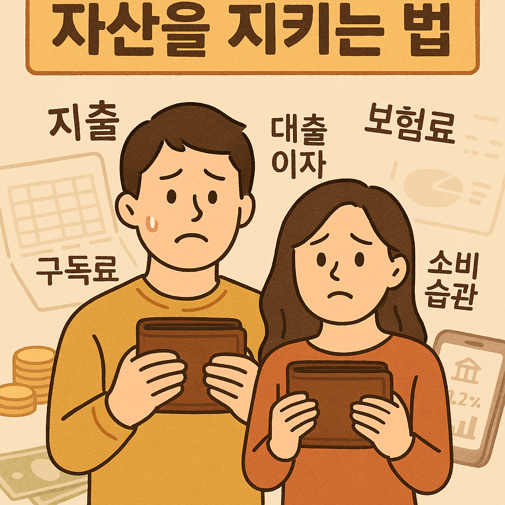 재정 관리 걱정