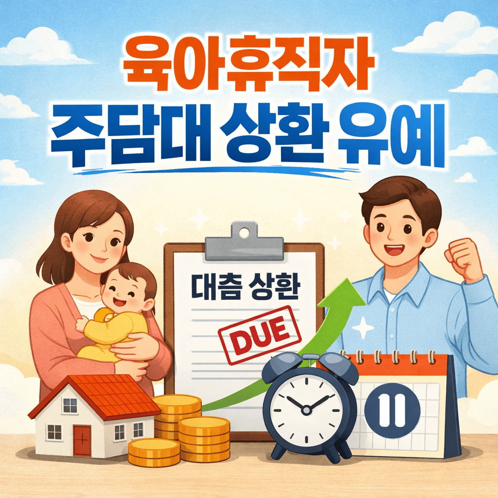 육아휴직자 주택담보대출상환 유예제도