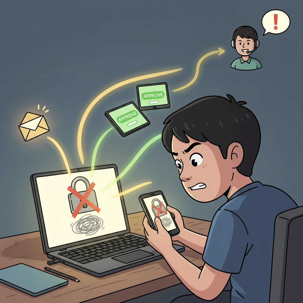 삼성 계정 처리 중 오류 발생 시 즉..