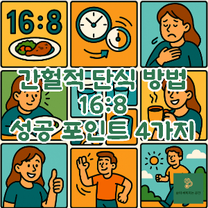 간헐적 단식 방법 16:8