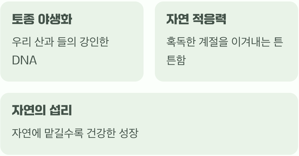 야생의 기질&amp;#44; 이해가 먼저