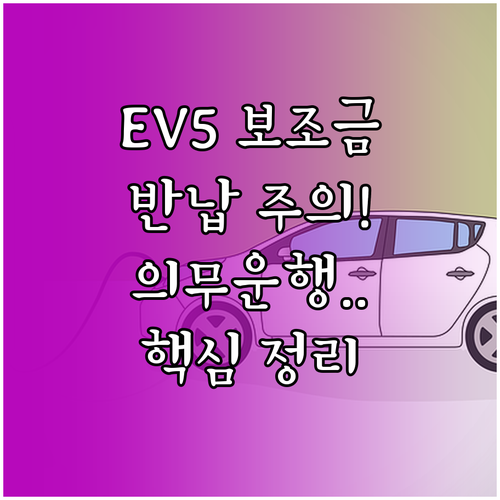기아 EV5 롱레인지 2WD 의무 운..