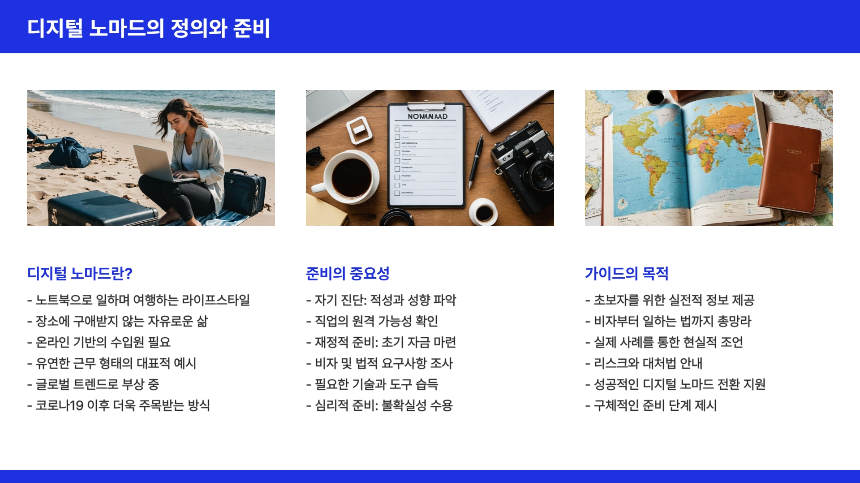 처음 해보는 디지털 노마드 비자, 숙소, 일하는 법까지 A to Z