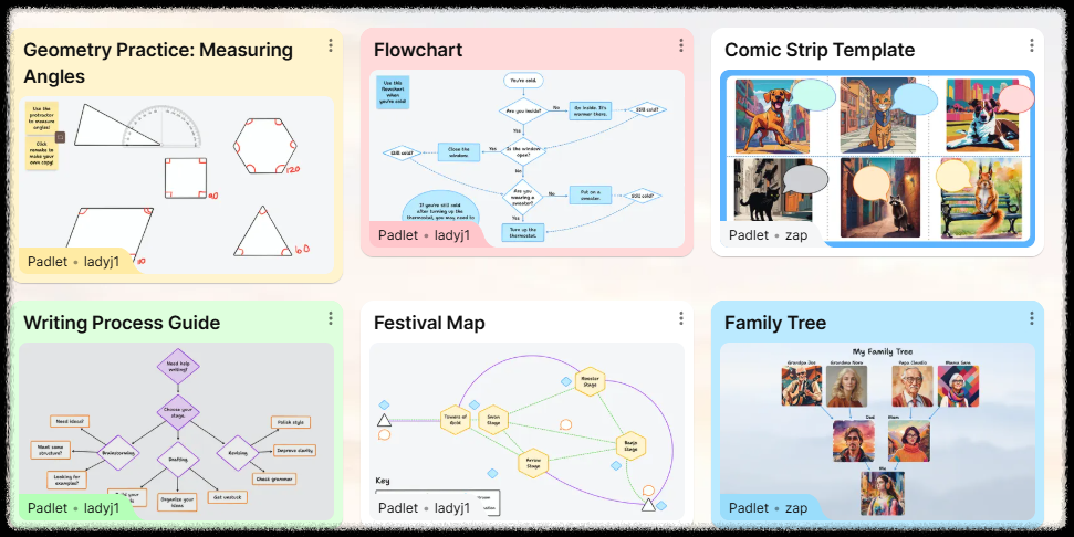 브레인스토밍 협업 강자 패들렛(Padlet) 활용한 아이디어 정리, 시각화하기
교육 도구 패들릿 그룹수업