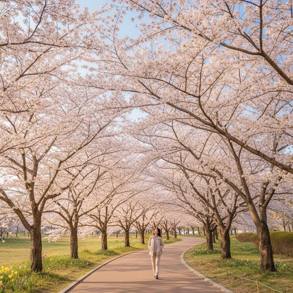 순천 벚꽃 개화일 만개 예상 시기 및..