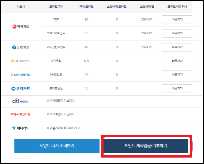 카드포인트-통합조회-현금전환