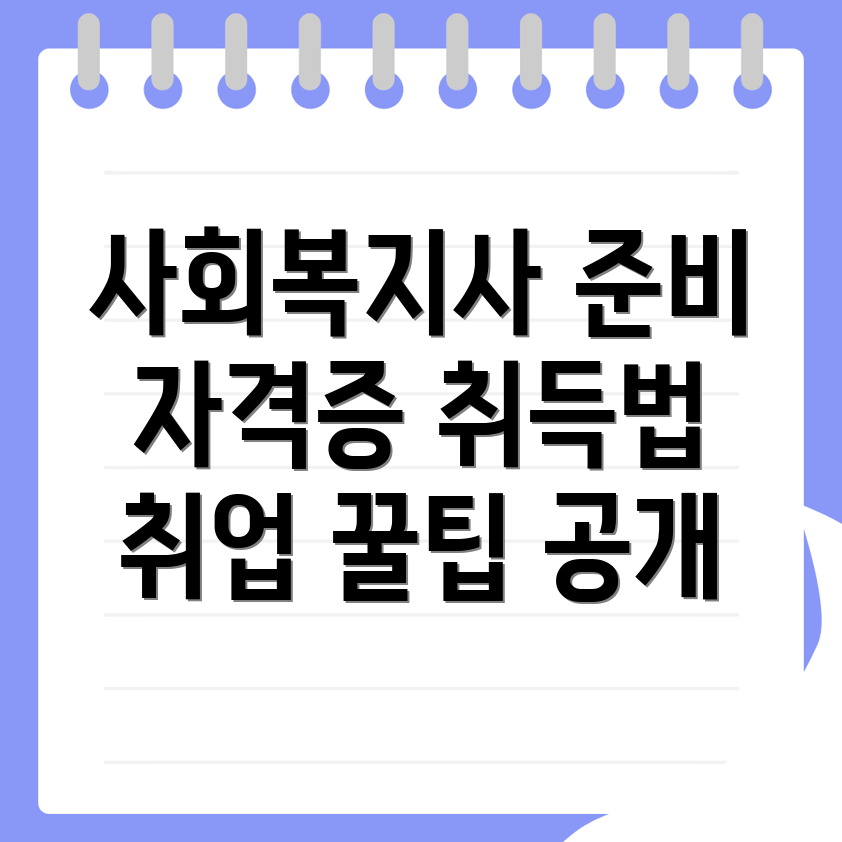 사회복지사 2급 자격증