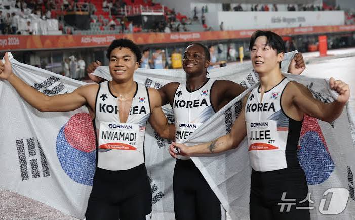남자 400M 계주 동메달
