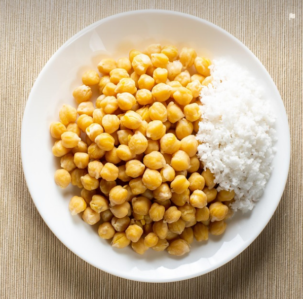 한국식 병아리콩 요리에 관련된 사진