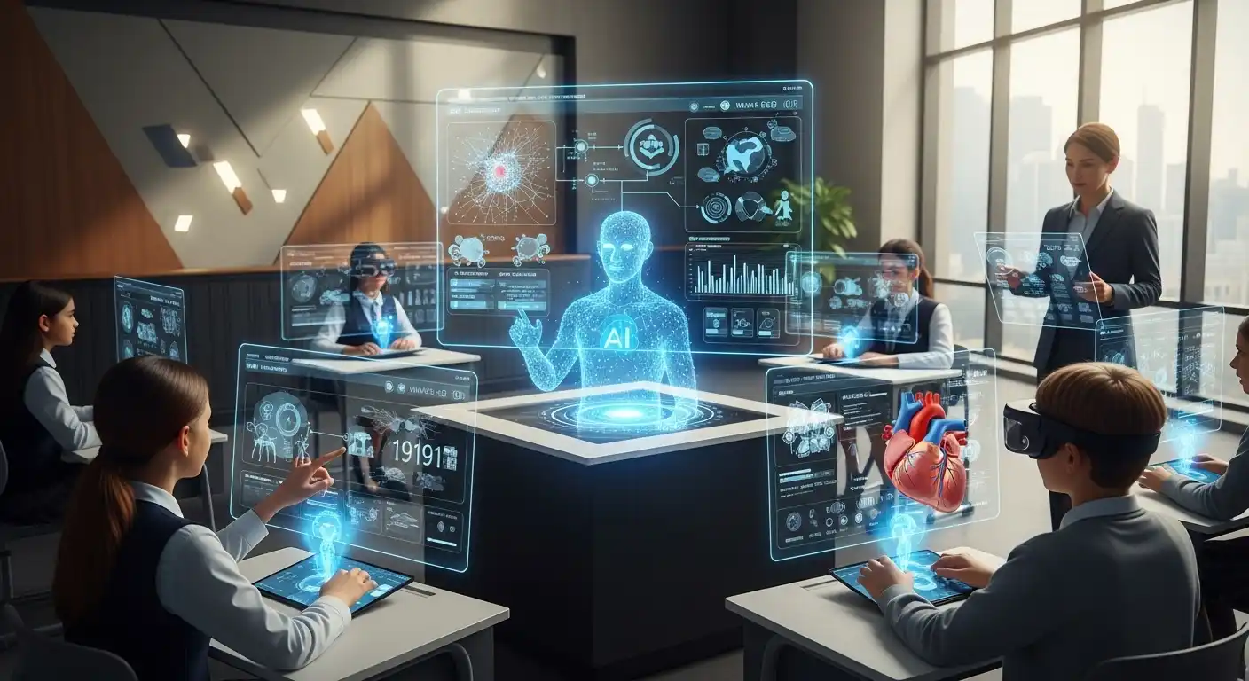 <img src="ai_redefines_education_future.webp" alt="AI가 교육의 본질을 바꾸고 지식 공유의 미래를 여는 이미지입니다">