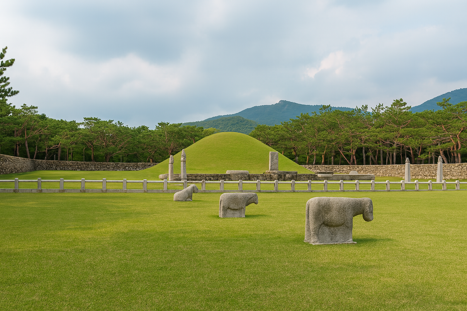 김해 수로왕릉 사진