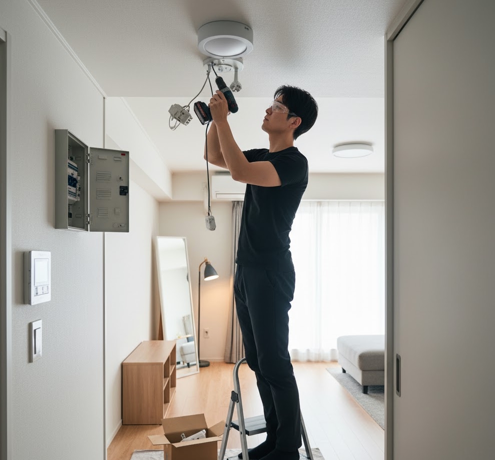 원룸 현관 센서등 교체 완벽 셀프 시공 성공을 위한 기술