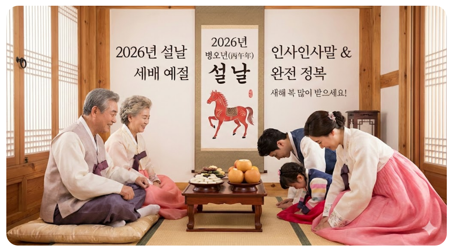 새해 인사말 알아보기