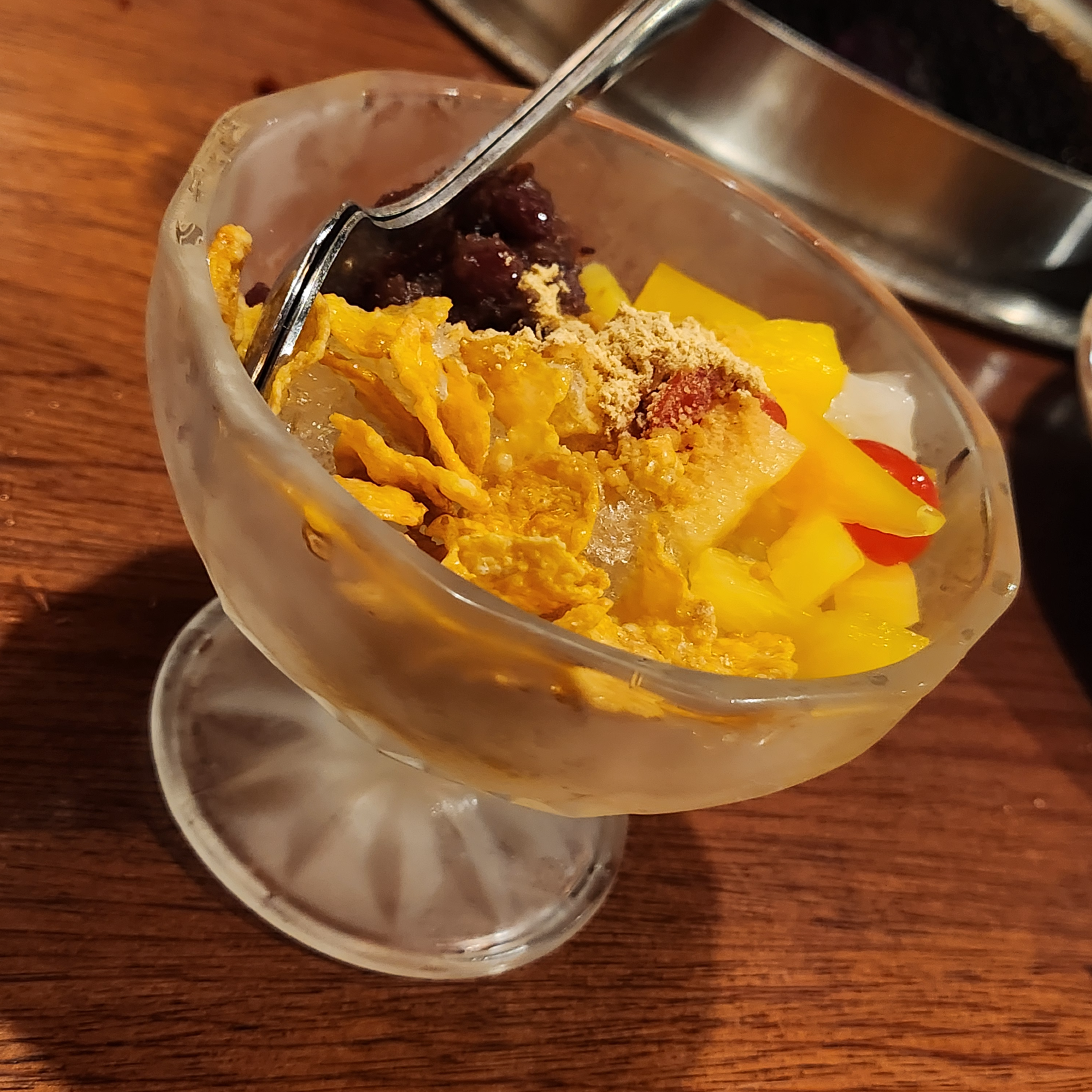 디저트용팥빙수입니다.