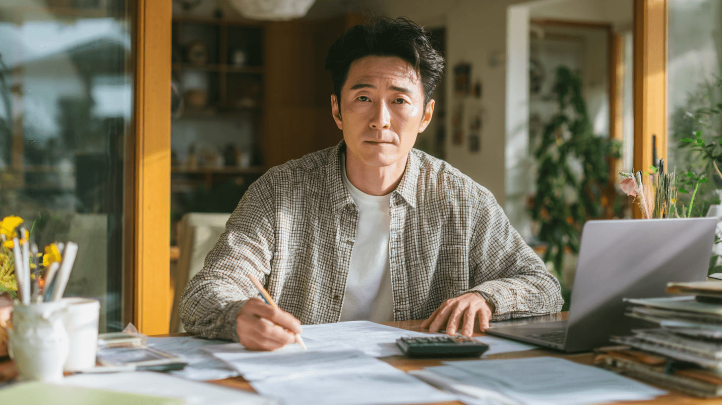 서류를-작성중인-남성