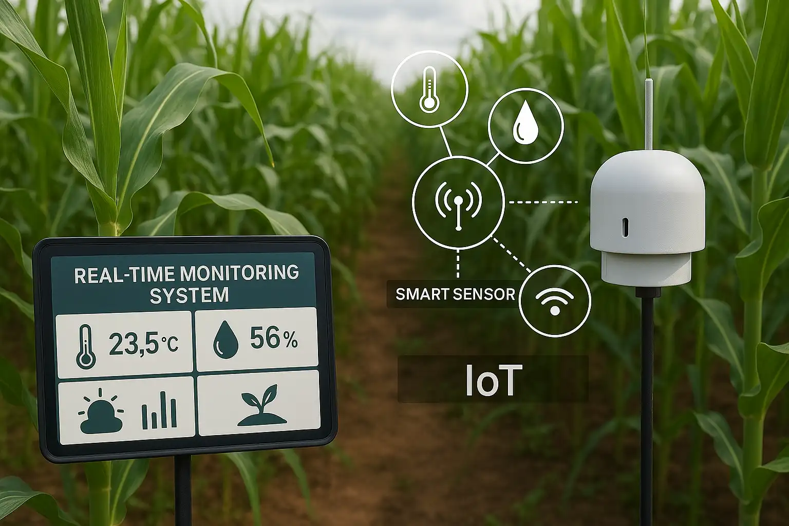 <img src="smart-iot-monitoring-agriculture.webp" alt="IoT와 스마트 센서 기반 실시간 농업 모니터링 시스템을 표현한 이미지입니다.">