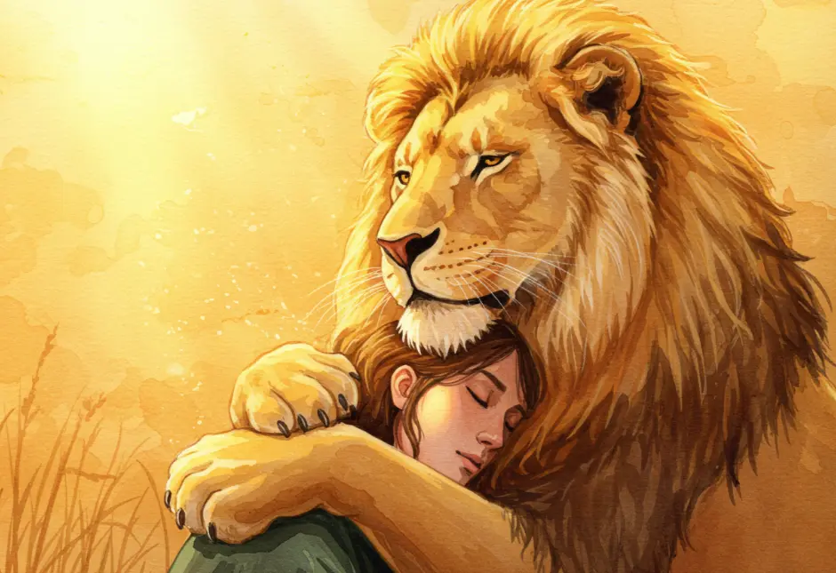 사자에게 먹이를 주는 꿈